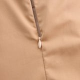 Collared Blouse with Halter Neck and Tie Front