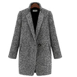 Oversized Longline Wool Blazer Coat