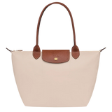 Women's Tote Bag with Long Shoulder Straps and Zipper Closure