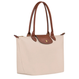 Women's Tote Bag with Long Shoulder Straps and Zipper Closure