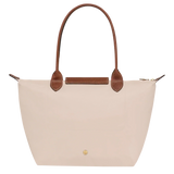 Women's Tote Bag with Long Shoulder Straps and Zipper Closure