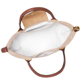 Women's Tote Bag with Long Shoulder Straps and Zipper Closure
