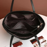 Women's Tote Bag with Double Shoulder Straps and Structured Shopper Design for Office Wear