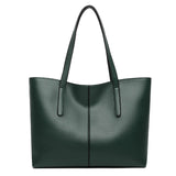 Women's Tote Bag with Double Shoulder Straps and Structured Shopper Design for Office Wear
