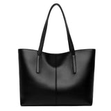 Women's Tote Bag with Double Shoulder Straps and Structured Shopper Design for Office Wear