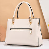 Women's Tote Bag Handbag with Crocodile Embossed Texture and Shoulder Strap