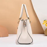 Women's Tote Bag Handbag with Crocodile Embossed Texture and Shoulder Strap