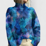Women's Oversized Knit Turtleneck Sweater