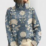 Women's Oversized Knit Turtleneck Sweater