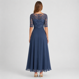Isabelle | Lace Chiffon Maxi Dress Women Elegant Summer A-Line