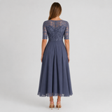 Isabelle | Lace Chiffon Maxi Dress Women Elegant Summer A-Line
