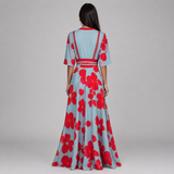 Sophie | Floral V-Neck Elegant Maxi Dress Women Spring