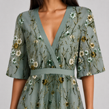 Sophie | Floral V-Neck Elegant Maxi Dress Women Spring