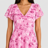 Amelie | Floral V-Neck Elegant Maxi Dress Women Summer