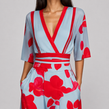 Sophie | Floral V-Neck Elegant Maxi Dress Women Spring