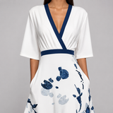 Sophie | Floral V-Neck Elegant Maxi Dress Women Spring