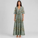 Sophie | Floral V-Neck Elegant Maxi Dress Women Spring