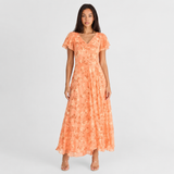 Amelie | Floral V-Neck Elegant Maxi Dress Women Summer