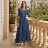 Isabelle | Lace Chiffon Maxi Dress Women Elegant Summer A-Line
