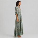 Sophie | Floral V-Neck Elegant Maxi Dress Women Spring