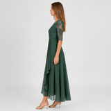 Isabelle | Lace Chiffon Maxi Dress Women Elegant Summer A-Line