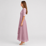 Isabelle | Lace Chiffon Maxi Dress Women Elegant Summer A-Line