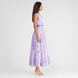 Isabelle | Elegant Pleated V-Neck Midi Dress Women Summer Flowy