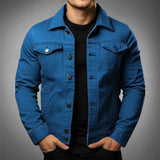 Denim Trucker Jacket with Chest Pockets