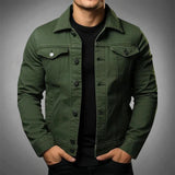 Denim Trucker Jacket with Chest Pockets