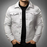 Denim Trucker Jacket with Chest Pockets