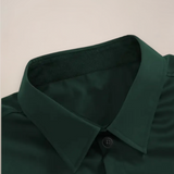 Men's Stretchable Slim-Fit Button-Front Shirt