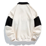 Long Sleeve Polo Sweatshirt Men