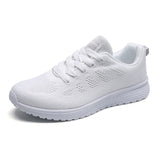 Women's Sneakers with Lace Up Design and Textured Knit