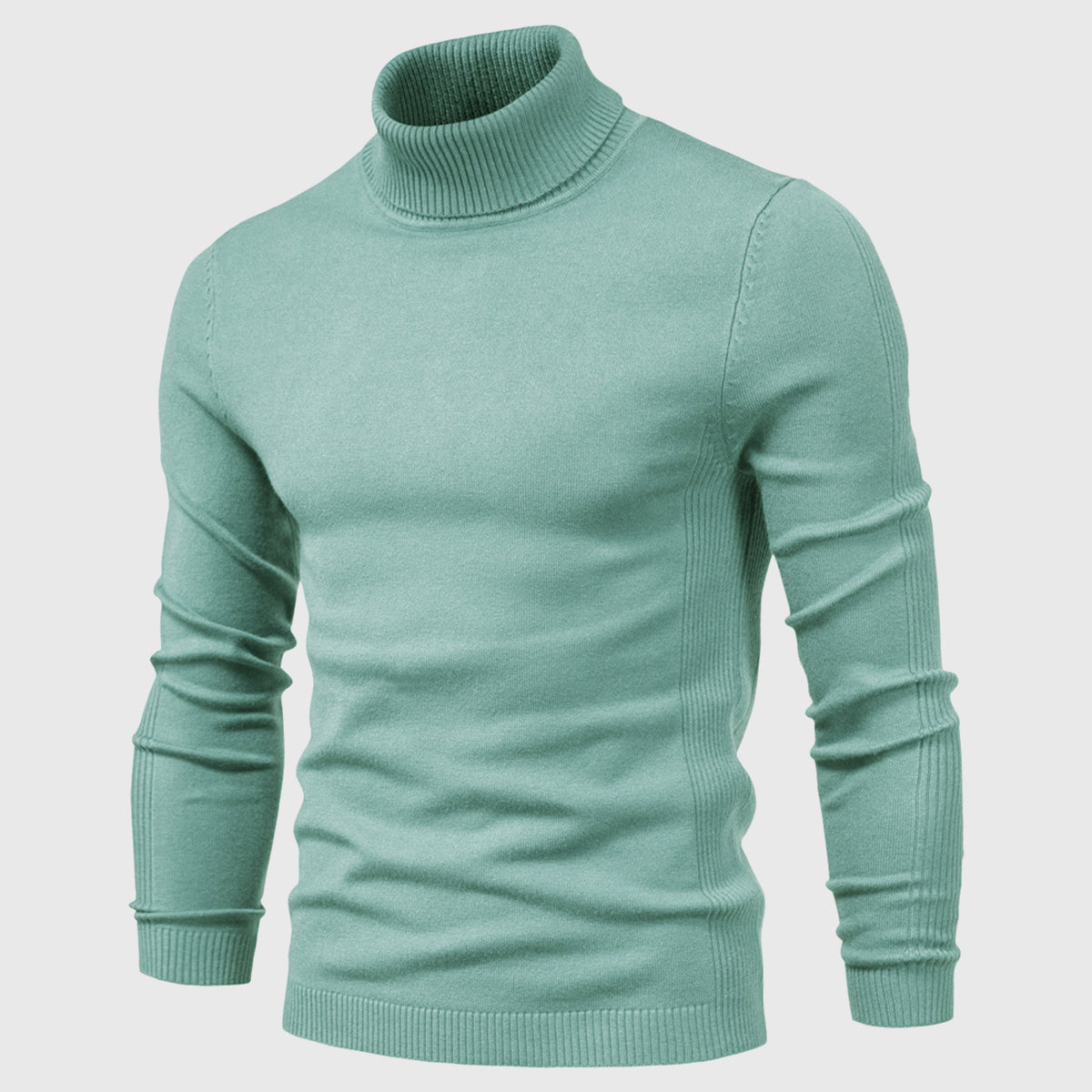 Men's Turtleneck Slim-Fit Long Sleeve Sweater
