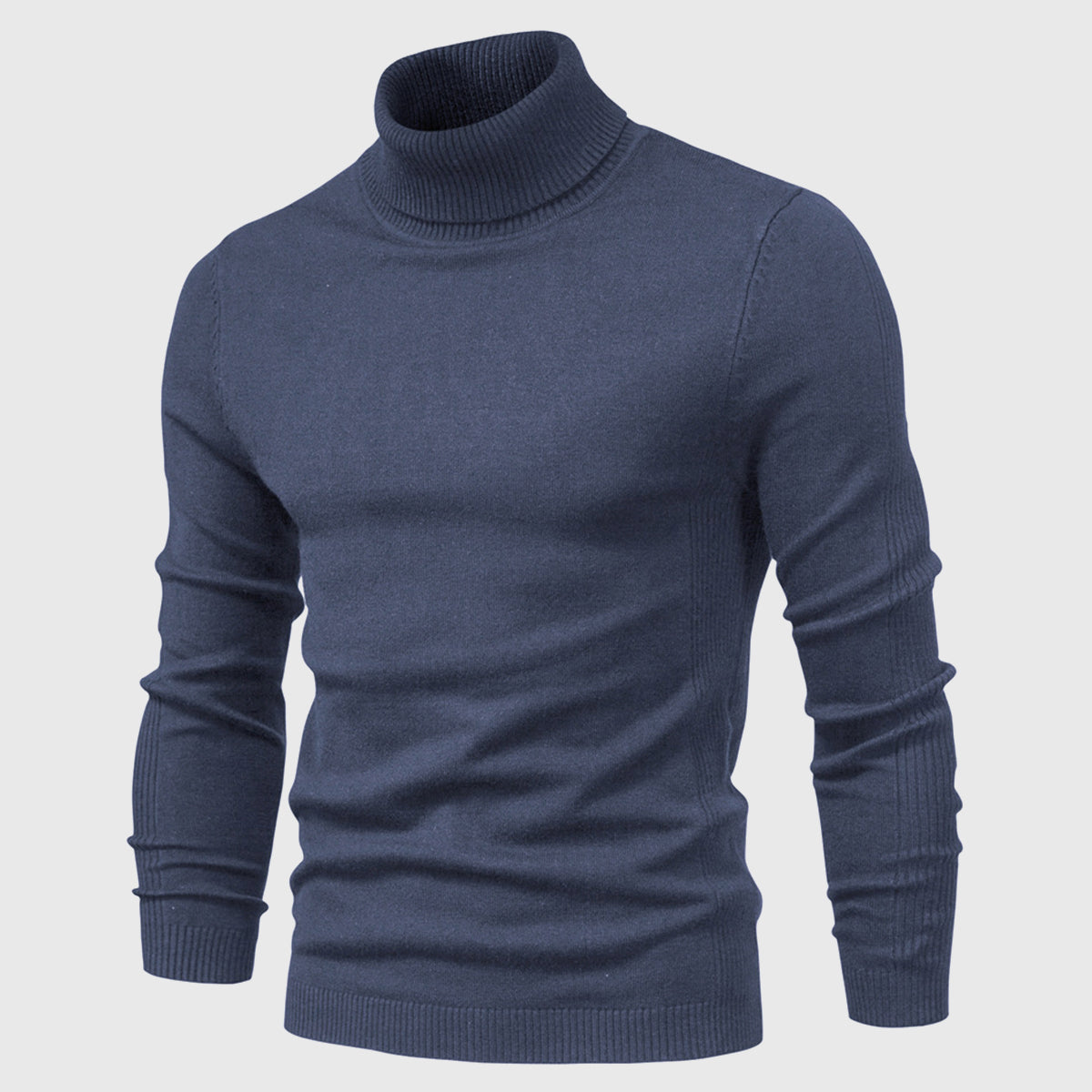 Men's Turtleneck Slim-Fit Long Sleeve Sweater