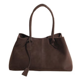 Slouchy Top Handle Tote Bag with Bag Charm