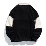 Long Sleeve Polo Sweatshirt Men