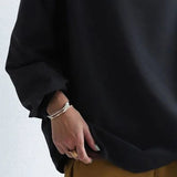Oversized Mock Neck Sweater with Long Sleeves