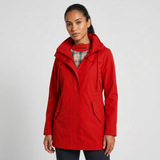 Hooded Windbreaker Jacket with Drawstring and Snap Button