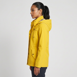 Hooded Windbreaker Jacket with Drawstring and Snap Button