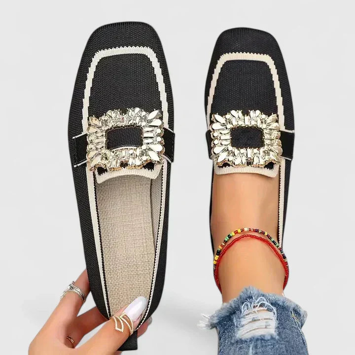 Zafira | Elegant Embellished Loafers Women Slip-On Shoes