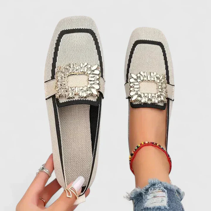 Zafira | Elegant Embellished Loafers Women Slip-On Shoes