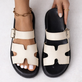 Platform Walking Sandals Women Buckle Strap Summer Comfort