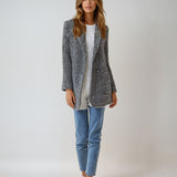 Oversized Longline Wool Blazer Coat