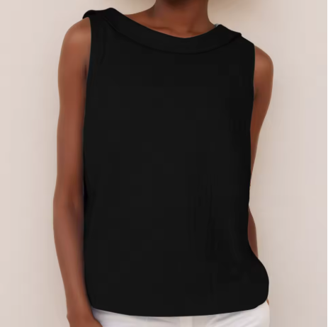 Virelle | Elegant Sleeveless Minimal Blouse Women Summer Top