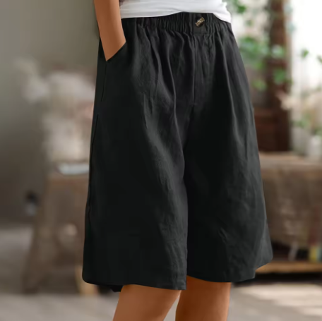 Claire | Linen Bermuda Shorts Women Summer Relaxed Casual
