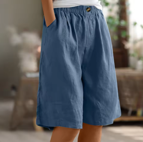 Claire | Linen Bermuda Shorts Women Summer Relaxed Casual