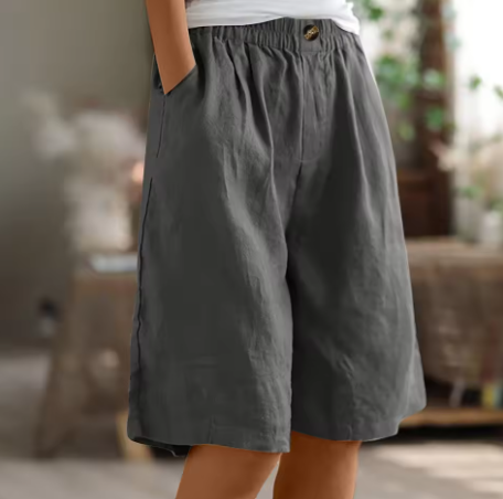Claire | Linen Bermuda Shorts Women Summer Relaxed Casual