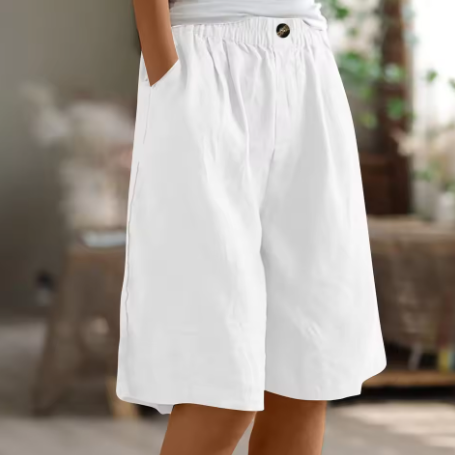 Claire | Linen Bermuda Shorts Women Summer Relaxed Casual