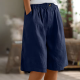 Claire | Linen Bermuda Shorts Women Summer Relaxed Casual